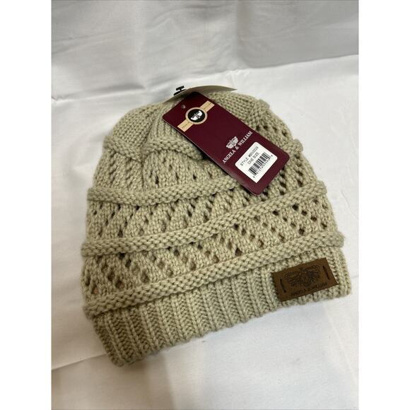 Angela And Williams Warm Insulated woman’s knit Hat Winter Soft Furry Inside NWT - Picture 3 of 8